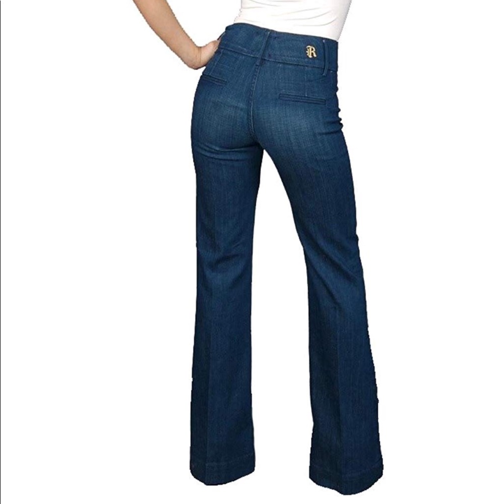 Rich&Skinny - Ritzy HighWaist WideLeg - Dark Rinse